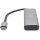 DIGITUS 4-Port-USB-Hub 4xC         silber Gen1 15cm Kabel