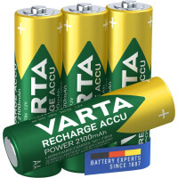 VARTA Rechargeable Power Accu Ready2Use Mignon 4er-Pack 2.100 mAh