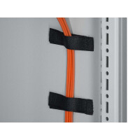 RITTAL Klett-Kabelmanager zum Aufkleben Haft- und Flauschteil (L x B) 70 mm x 16 mm Schwarz 7111.350
