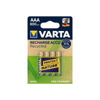 VARTA Akku RECHARGE Recycled AAA HR03  800mAh 4St.