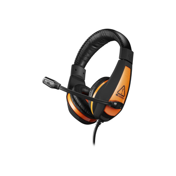 CANYON Gaming Headset GH-1A 2x3.5mm "StarRaider" back/orange retail