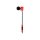 Schwaiger Headset In-Ear, "eckig", Metall, Rot