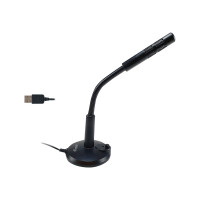 EQUIP Tischmikrofon+Einstellbarer Winkel mit USB Anschluss
