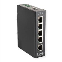 D-LINK 5-Port Unmanaged Layer2 Fast Ethernet Industrial Switch