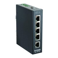 D-LINK 5-Port Unmanaged Layer2 Fast Ethernet Industrial Switch
