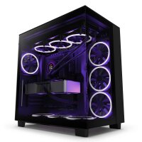 NZXT H9 FLOW ALL Black MidiTower Glasfenster CM-H91FB-01...