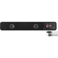 SPEED-LINK Lautsprecher BRIO, Soundbar, Stereo, schwarz retail