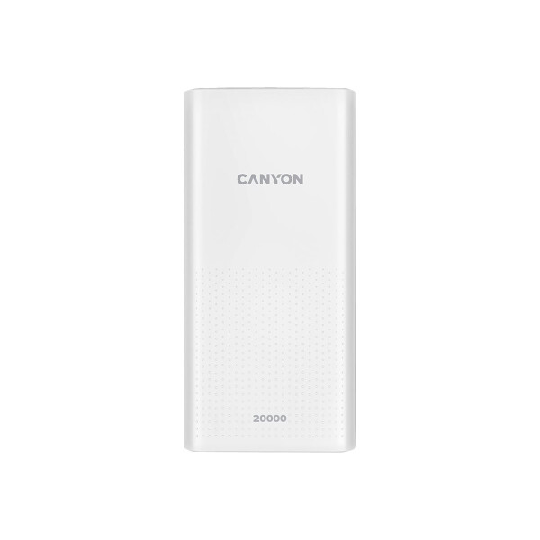 CANYON Powerbank PB-2001  20000 mAh  Micro-USB/USB-C   white retail