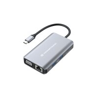 CONCEPTRONIC Dock USB-C->HDMI,VGA,GbE,3xUSB3.0,100WPD...