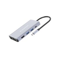 CONCEPTRONIC Dock USB-C->HDMI,USB3.0,100WPD 10-in-1    0.25m