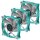 ICEBERG THERMAL IceGALE Xtra - 120mm  Teal (3er Pack)*