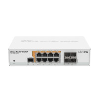 MIKROTIK Cloud Router Switch 112-8P-4S-IN with QCA