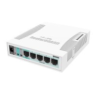 MIKROTIK RB260GS with 5 Gigabit ports and SFP cage