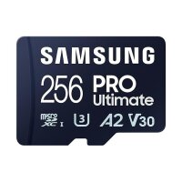 SAMSUNG PRO Ultimate 256 GB microSD-Speicherkarte mit USB-Kartenleser