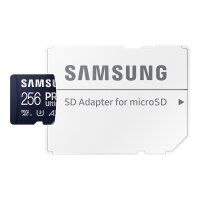 SAMSUNG PRO Ultimate 256 GB microSD-Speicherkarte mit SD-Karten-Adapter