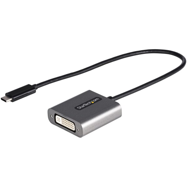 STARTECH.COM USB-C auf DVI Adapter - 1920x1200p - USB-C Dongle - Monitoradapter - Thunderbolt 3 komp