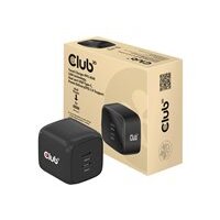 CLUB3D Reiseladegerät   2xUSB Typ C, PD 45W retail