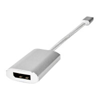NEDIS CCTB64480AL02. Kabellänge: 0,2 m, Anschluss 1: USB Typ-C, Anschluss 2: DisplayPort. Menge pro