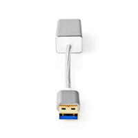 NEDIS USB-Adapter USB 3.2 Gen 1 Type-A RJ45 Buchse Vergoldet Gerade 0.20 m (CCTB61950AL02)