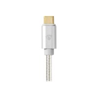 NEDIS USB-Adapter  USB 3.1  USB-Typ-C ? Stecker  HDMI? Stecker  2.00 m  rund  Vergoldet  Gefl