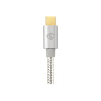NEDIS CCTB65940AL10 Audio-Kabel 1 m USB C 3.5mm Aluminium...