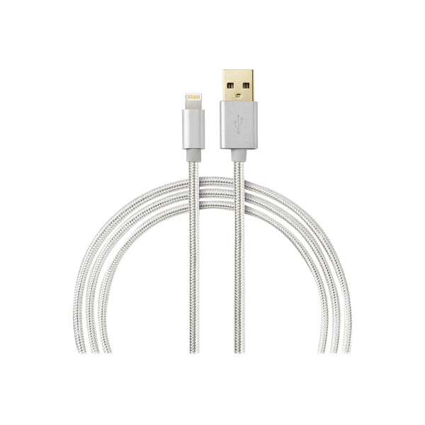 NEDIS USB-Kabel  USB 2.0  Apple Lightning 8-Pin  USB-A Stecker  480 Mbps  12 W  Vergoldet  3.