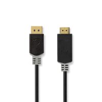 NEDIS N CCBW37100AT20 - DisplayPort HDMI-Kabel DP Stecker> HDMI-Stecker 2 - Kabel