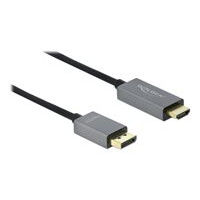 DELOCK Aktives DisplayPort 1.4 zu HDMI Kabel 4K 60 Hz (HDR) 3 m