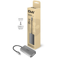 CLUB3D Adapter USB 3.1 Typ C > DVI-I aktiv St/Bu retail