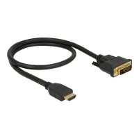 DELOCK HDMI zu DVI 24+1 Kabel bidirektional 0,5 m