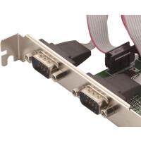 CONCEPTRONIC SRC01G - Serieller Adapter - PCIe - RS-232 x 2