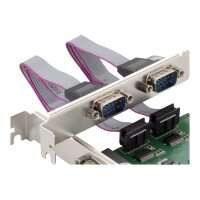 CONCEPTRONIC SPC01G - Adapter Parallel/Seriell - PCIe - RS-232 x 2 + parallel x 1
