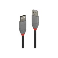 LINDY USB 2.0 Typ A Kabel Anthra Line 2m