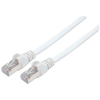 INTELLINET Kabel INTELLINET Netzwerkkabel, Cat6 zertifiziert, CU, S/FTP, LSOH, 1 m, [wh]