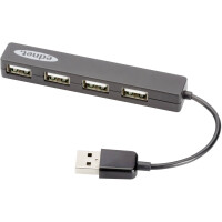 EDNET USB 2.0 Notebook HUB, 4-Port