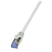 LOGILINK Patch Cable Cat.7 800MHz S/FTP grau 1.50m Prime Line