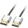 LINDY CROMO® Slim High-Speed-HDMI®-Kabel mit Ethernet, 0,5m