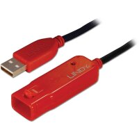LINDY USB 2.0 Aktiv-Verlängerung Pro 12m