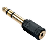 LINDY Audio-Adapter 3.5mm female an 6.3mm male  vergoldet