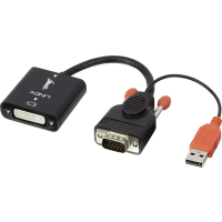 LINDY VGA an DVI-D Konverterkabel  USB powered