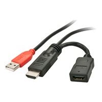 LINDY HDMI M/F Stromeinspeisungsada USB A St 5 Volt in...