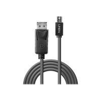 LINDY Mini DP zu DP Kabel, schwarz 5m MiniDPort zu...