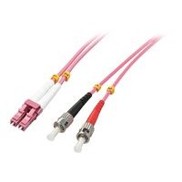 LINDY - Patch-Kabel - LC Multi-Mode (M) - ST multi-mode (M) - 2 m - Glasfaser - 50/125 Mikrometer -
