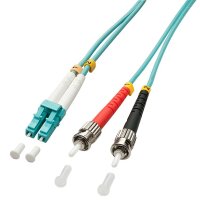 LINDY - Patch-Kabel - LC Multi-Mode (M) - ST multi-mode (M) - 1 m - Glasfaser - 50/125 Mikrometer -