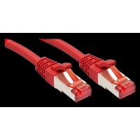 LINDY Cat.6 S/FTP Kabel, rot, 0,3m Patchkabel (47730)