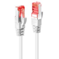LINDY Cat.6 S/FTP Kabel, weiß, 0,3m Patchkabel (47790)