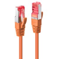 LINDY Cat.6 S/FTP Kabel, orange, 0,3m Patchkabel (47805)