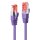 LINDY Cat.6 S/FTP Kabel, violett, 0,3m Patchkabel (47820)