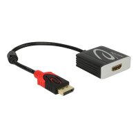 DELOCK Adapterkabel DisplayPort 1.2 Stecker > HDMI 2.0 Buchse schwarz 4K 60Hz Aktiv