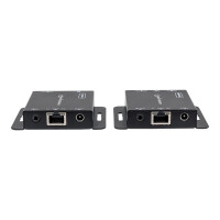MANHATTAN HDMI over Ethernet Extender Kit Signalverstaerker 1080p bis zu 50 m ueber ein Cat6-Netzwer